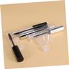 8PCS Eyelash Cream Bottle with Eyelash Wand Funnels Pipets Black Silver Mascara Tube Container for DIY Makeup Travel Friendly Lightweight Compact view 4