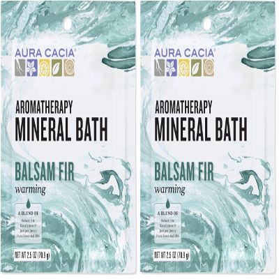Aura Cacia Balsam Fir Mineral Bath 2.5 oz. (Pack of 2)