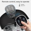 Collapsible Foot Spa Bath Massager with Heat Bubbles and Vibration Massage and Jets, 16oz Tea Tree Oil Foot Soak Epsom Salt, WHALSTAR Foot Bath Bucket With Red Light & Remote view 2