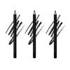 3 Pack 24 hr Waterproof Eyeliner Double Sharpenable Eye Pencil, 2 in 1 Eyeliner and Eyebrow Pencil, No Smudging, Fading, Smooth and Easy to Color (01# Black 3pcs) view 1