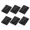 Beavorty 6pcs Ultra-Thin PU Leather Soft Crystal Velvet Loose Powder Applicators for Face Makeup Reusable for Pressed and Loose Powder for Professional Makeup Artists view 1