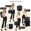 Costravio Makeup Bag Organizer Large Makeup Case Backpack Professional 2 Layers Cosmetic Storage Organizer Brush Slot with 3 Clear Set Bags for Makeup Artists with Shoulder Strap Adjustable Dividers view 4