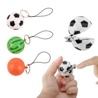 3 Pcs Soccer Basketball Nail Clippers Stainless Steel Mini Nail Clippers Toenail Clippers with Keychains