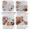 3 Pcs Soccer Basketball Nail Clippers Stainless Steel Mini Nail Clippers Toenail Clippers with Keychains view 3
