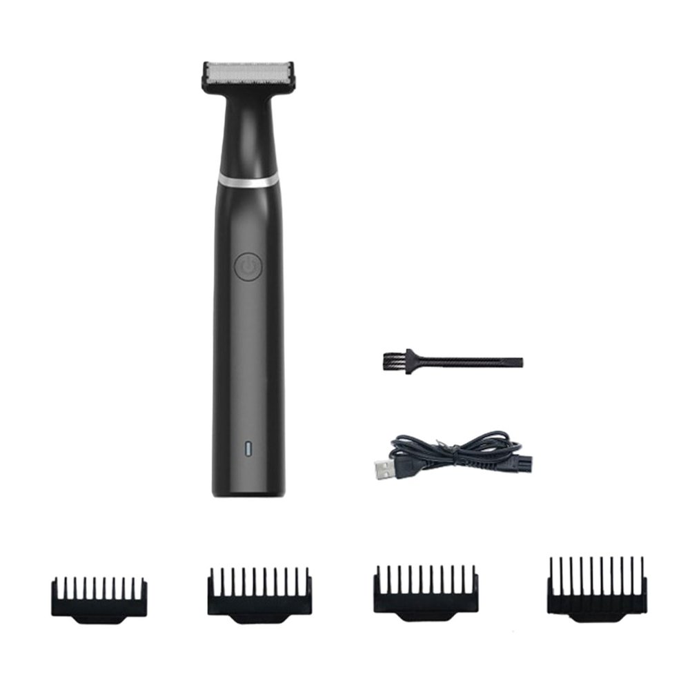 KEXIAO Men Electric Groin Hair Trimmer Pubic Hair Trimmer Body Grooming Trimmer for Men Epilator Rechargeable Shaver Tool
