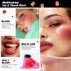 Multi-Use Water Jelly Tint Stick Sheer Lip & Cheek Stain Finish, 3-In-1 Cheek Blush & Eyeshadow & Lip Tinted Long-Lasting Moisture - 1,000+ Swipes Per Stick (# 07, 0.32oz) view 4