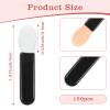 150PCS Eyeshadow Sponge Applicator Make up Applicators for Eye Shadow Small Disposable Mini Dual Sided Eyeshadow Brush Sticks Set Portable Travel Multipurpose Lips Makeup Brushes with Sponge Tip Women view 2