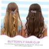 BIUDECO Rhinestone Hair Clips for Women Decorative Spring Barrette Set 2-Piece Aesthetic Hair Accessories Elegant Bling Styling Clips for Bridal and Everyday Use view 4