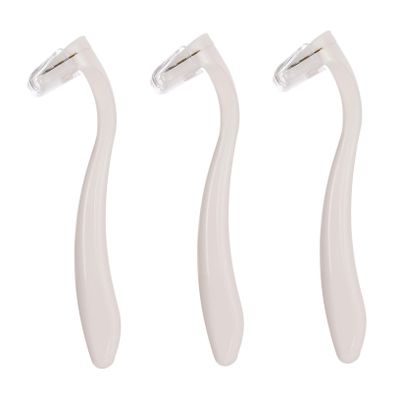OUNONA 3Pcs Women Body Hair Trimmer Multi Use Shaver for Armpits Bikini and Legs Durable Design for Gentle Hair Removal Skin Protection
