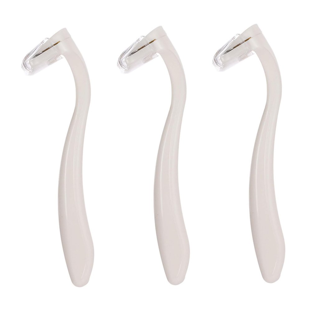 OUNONA 3Pcs Women Body Hair Trimmer Multi Use Shaver for Armpits Bikini and Legs Durable Design for Gentle Hair Removal Skin Protection