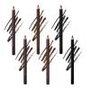 6 Pack 24 hr Waterproof Eyeliner Double Sharpenable Eye Pencil, 2 in 1 Eyeliner and Eyebrow Pencil, No Smudging, Fading, Smooth and Easy to Color (01#+02#+03# 6pcs) view 1
