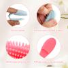 5 PCS Pore Scrubber for Face, 3 PCS Lip Scrub Brush, Pore Cleansing Brush, Nose Scrubber for Blackheads, Gentle Exfoliation, Makeup Skincare Removal, Cleansing and Massage view 2