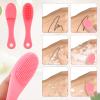 5 PCS Pore Scrubber for Face, 3 PCS Lip Scrub Brush, Pore Cleansing Brush, Nose Scrubber for Blackheads, Gentle Exfoliation, Makeup Skincare Removal, Cleansing and Massage view 4