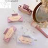 Tethzeng Bridesmaid Scrunchies Proposal Gifts square 4.1inch Bachelorette Hair Claws Clips women heart sunglasses headband gift for Wedding Party Favors (White&Rose Gold 48pcs) view 3