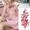 12Pcs Fake Temporary Tattoos Flower Girls Rose Peony Flash Waterproof Body Arm Art Shoulder DIY Women Sleeve Sticker view 4