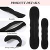 2Pcs Black Hair Bun Maker Foam Sponge Buns Shaper Lazy Hair Curler Bun Clip Quick Twister Hair Styling Accessories for Women Girls view 3