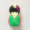 CWENZXDIA Nesting Dolls Kids 1pcs Matryoshka Doll 6 in 1 Manicure Pedicure Set Nail Clippers Professional Pedicure Nail Scissors Kit Matryoshka Doll(Green) view 4