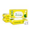 Disposable Face Towels 3 Packs of 55 Count + 100% Cotton Baby Wipes 4 Packs of 64 Count view 3