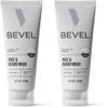 Bevel Face & Beard Wash with Witch Hazel and Aloe Vera to Cleanse, Hydrate and Brighten Skin, 4 Fl Oz (Pack of 2) view 1