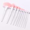 HIONJIN 10 scrub makeup brushes set, full set of powder eye shadow beauty tools view 1