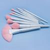 HIONJIN 10 scrub makeup brushes set, full set of powder eye shadow beauty tools view 2