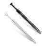 2 PCS Piercing Ball Grabber Tool Stainless Steel Jeweler Pick Up Tool Diamond Claw Tweezers 4 Claw Gem Picker Tool Pink Chip Pick for Small Parts Pickup (Black & Silver) view 1