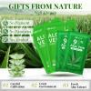 30 Pack Aloe Vera Gel and 30 Pack Face Masks Skincare, Aloe Vera Gel and Facial Mask for Face, Hair, Body, Skin, Bulk Travel Size Aloe Gel and Mask for Sunburn Relief view 2