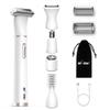 Gurelax Electric Body Hair Trimmer - Groin Trimmer for Men - Bikini Trimmer Women - 5-in-1 Lady Shaver Groomer, IPX7 Waterproof Razor Heads&USB Recharge with Travel Bag view 1