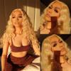 Color 613 Bundles Human Hair Blonde Deep Wave Bundles 16 18 20 Inch Unprocessed Brazilian Virgin Hair Extensions view 2