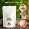 KP Turmeric Facial Wax Powder for women, 5 min Painless Natural Face Hair Removal Waxing Powder, Easy to use at home, No chemicals - No Irritation, No Skin rashes. (100g) PACK OF (2) view 3