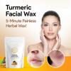 KP Turmeric Facial Wax Powder for women, 5 min Painless Natural Face Hair Removal Waxing Powder, Easy to use at home, No chemicals - No Irritation, No Skin rashes. (100g) PACK OF (2) view 4