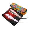 2 in 1 Hair Tools Organizer with Heat Resistant Mat Removable Hair Styling Accessories Organizer for Flat Irons, Straighteners, Curling Irons, Flower Travel Bag for Hair Tools view 2