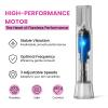 KmaxShip Sonic Dermaplane Razor for Women Face, Women Facial Exfoliation & Peach Fuzz Removal Device with 12 Blades & 4 Exfoliation Tips, Electric Sonic Smooth Dermaplaning Tool, 3 Speeds view 3