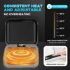 FullWoyi Nose Wax Kit Men,Nose Hair Waxing Kit with Adjustable LED Display,Ear Hair Removal Kit for Men Women 100 g Wax 70 Applicators,Constant Temp,USB Heated,Pocket-Size,Black view 4