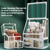 Haoh Glass Makeup Organizer Multi-Functional with Pearl Makeup Organizer with Drawers for Bathroom Vanity Organizer Skincare Lipstick Brushes view 3