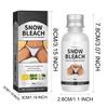 3Pcs Snow Bleach Cream for Private Part, Intimate Areas-Underarm, Neck, Armpit, Knees, Elbows, Dark Spot Remover Cream view 2