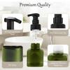 12 Piece 250ml Foam Soap Dispenser, Travel Foam Dispenser. Refillable Plastic Pump Hand Soap Bottle, Travel Essentials, Clear Container for Bathroom Vanity view 3