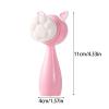 Double Sides Face Brushs, 3D Stand Vertical Silicone Facial Wash Brush, 2 in 1 Facial Cleansing Brush Manual Dual-Action Face Brush for Sensitive, Delicate, Dry Skin view 3