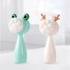 Double Sides Face Brushs, 3D Stand Vertical Silicone Facial Wash Brush, 2 in 1 Facial Cleansing Brush Manual Dual-Action Face Brush for Sensitive, Delicate, Dry Skin view 4