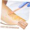 LOLIPPYY 300 Pcs Nose Wax Applicator Sticks Wooden Hair Removal Waxing Sticks for Eyebrow and Lip Waxing for Boys and Girls and Facial Care view 3