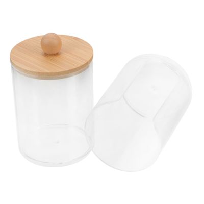Yardenfun Cotton Pad Dispenser Sleek Cotton Puff Holder Storage Organizer Box for Makeup Portable Clear Container for Travel and Home Use Stylish and Compact Design for Vanity