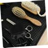 GALPADA Barber Neck Duster Brush Vintage Hair Cleaning Tool for Barbers Ergonomic Design Ring Handle for Neck Hair and Cutting Lightweight and Easy to Use view 4