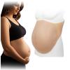 SooTTBE Silicone Artificial Baby Tummy Pregnancy Real Soft False Costum Bump Film Props Belly Suit for Pregnant Crossdresser,Color 2,L view 1