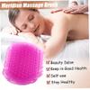 2Pcs Silicone Body Scrubber, Non-Slip PVC Massage Gloves with Hanging Hole Practical Double Sided Brush for Showering Massage view 3