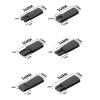 6pcs Type-C Charger Adapter Shaving Power Adapter for Electric Hair Clipper Beard Trimmers,Shavers,Beauty Instruments 24BB view 2