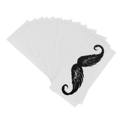 20Pcs Nose Hair Depilation Stickers for Styling Protective Decals for Hair Removal Safe for Sensitive Skin Comfortable Fun Beard Design