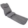 Extra Long Thick Full Body Bath Pillow for Tub with Lumbar Pillow- Luxury 4D Air Mesh Bathtub Pillow with Head, Shoulder & Back Support, Non-Slip Bath Cushion with Suction Cups, Fits All Tubs-Gray view 1