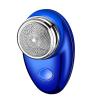 NinthAvenue Basics Compact Electric Shaver with Detachable Head, Portable Beard Trimmer for Home and Travel Use, Blue view 1