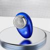 NinthAvenue Basics Compact Electric Shaver with Detachable Head, Portable Beard Trimmer for Home and Travel Use, Blue view 3