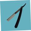 DEARMAMY Manual Straight Shaving Razor for Men 2-Piece Set Double-Edged Safe Razor for Beard Grooming for Home and Barber Use view 2